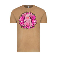 Vintage Camel pink sunflower pig Vintage Tee - RanaPortraitStore