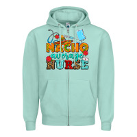 Seafoam nacho average nurse Zipper Hoodie - AdoDesignShop
