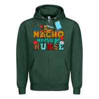Sports Green nacho average nurse Zipper Hoodie - AdoDesignShop