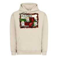 Pigment French Oak happy holidays gnomes Christmas Truck Urban Hoodie - Bettercallsaul