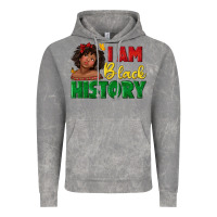 Cloud Rock i am black history with afro black girl Vintage Hoodie - texasbilliewilder