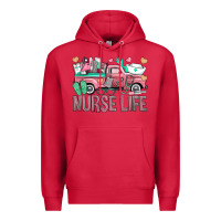 Cardinal Nurse Life Truck Premium Hoodie - BundleAndBundleShop