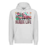 Dove Grey Nurse Life Truck Premium Hoodie - BundleAndBundleShop
