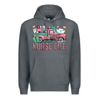 Rock Nurse Life Truck Premium Hoodie - BundleAndBundleShop