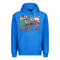 True Royal Nurse Life Truck Premium Hoodie - BundleAndBundleShop