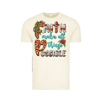 Faith Makes All Things Possible Vintage Tee | Teevron