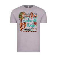 Vintage Zinc faith makes all things possible Vintage Tee - BarkalooDesign