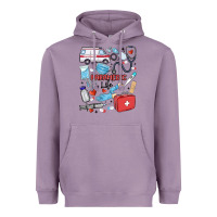 Lavender can't talk right now doing paramedic stuff Heavyweight Hoodie - MaliasSmallBusiness