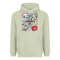Matcha can't talk right now doing paramedic stuff Heavyweight Hoodie - MaliasSmallBusiness