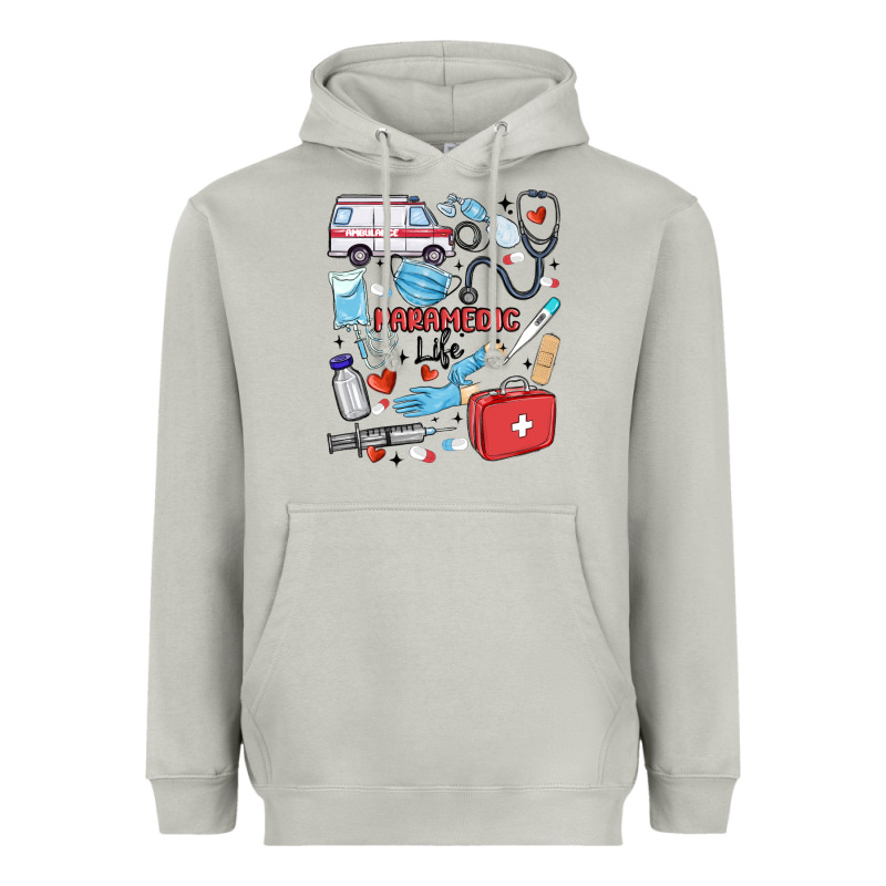 Can't Talk Right Now Doing Paramedic Stuff Heavyweight Hoodie by MaliasSmallBusiness | Teevron