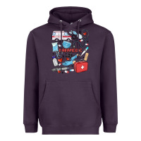 Plum can't talk right now doing paramedic stuff Heavyweight Hoodie - MaliasSmallBusiness