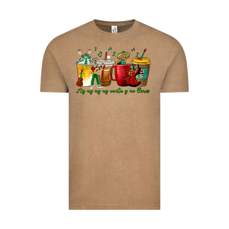 Ay Ay  Ay Ay Canta Y No Llores Coffee Cups Vintage Tee by texasbilliewilder | Teevron