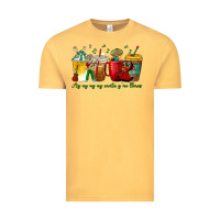 Vintage Mustard Ay Ay  Ay Ay Canta y No Llores Coffee Cups Vintage Tee - texasbilliewilder
