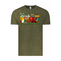 Vintage Olive Ay Ay  Ay Ay Canta y No Llores Coffee Cups Vintage Tee - texasbilliewilder