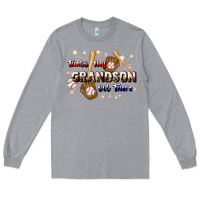 Heather Grey that's my grandson out there baseball Long Sleeve Tee - JahusDesignShop