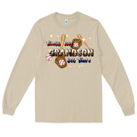 Mushroom that's my grandson out there baseball Long Sleeve Tee - JahusDesignShop