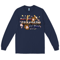 Navy that's my grandson out there baseball Long Sleeve Tee - JahusDesignShop