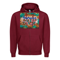 Burgundy american babe Zipper Hoodie - Artiststas