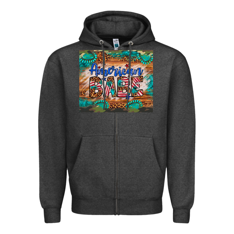 American Babe Zipper Hoodie by Artiststas | Teevron