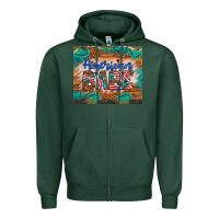 Sports Green american babe Zipper Hoodie - Artiststas