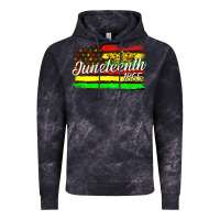 Cloud Black juneteenth 1865 with crown flag Vintage Hoodie - texasbilliewilder