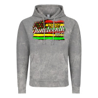 Cloud Rock juneteenth 1865 with crown flag Vintage Hoodie - texasbilliewilder
