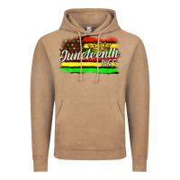 Vintage Coffee juneteenth 1865 with crown flag Vintage Hoodie - texasbilliewilder