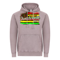 Vintage Zinc juneteenth 1865 with crown flag Vintage Hoodie - texasbilliewilder