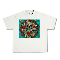 Pistachio sugar skulls tumbler 3 Urban Heavy Tee - CTS Tumbler Store
