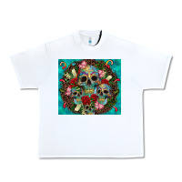 White sugar skulls tumbler 3 Urban Heavy Tee - CTS Tumbler Store