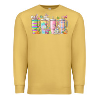 Antique Gold retro groovy easter Premium Sweatshirt - MaliasSmallBusiness