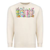 Sandshell retro groovy easter Premium Sweatshirt - MaliasSmallBusiness