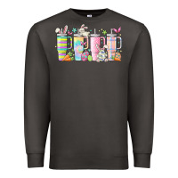 Smoke retro groovy easter Premium Sweatshirt - MaliasSmallBusiness