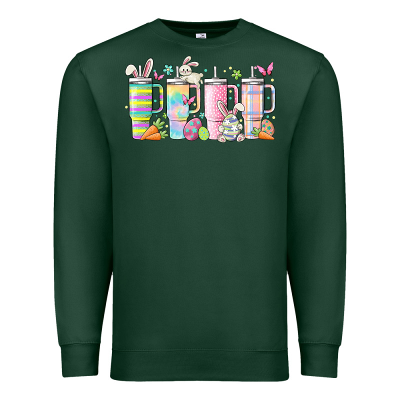 Retro Groovy Easter Premium Sweatshirt by MaliasSmallBusiness | Teevron
