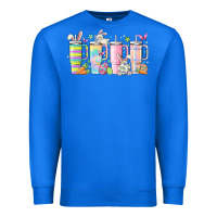 True Royal retro groovy easter Premium Sweatshirt - MaliasSmallBusiness