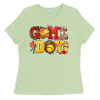 Matcha game day softball Ladies Tee - AdoDesignShop
