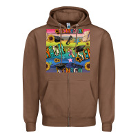 Chestnut graduation seamless pattern Zipper Hoodie - BundleAndBundleShop