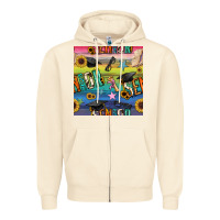 Graduation Seamless Pattern Zipper Hoodie | Teevron