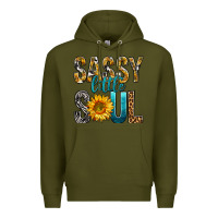 Army Green Sassy Little Soul Premium Hoodie - BundleAndBundleShop