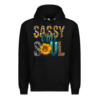 Black Sassy Little Soul Premium Hoodie - BundleAndBundleShop