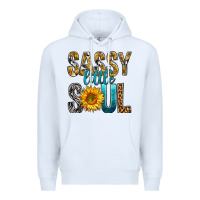 White Sassy Little Soul Premium Hoodie - BundleAndBundleShop