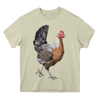 Mossy American Game Chicken Heavy Core Tee - LillyAllenDesigns