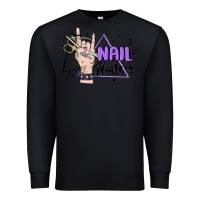 Black nail hustler Premium Sweatshirt - MaliasSmallBusiness