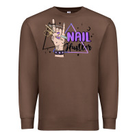 Chestnut nail hustler Premium Sweatshirt - MaliasSmallBusiness