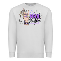 Dove Grey nail hustler Premium Sweatshirt - MaliasSmallBusiness