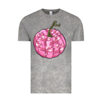 Cloud Rock pink pumpkin with breast cancer ribbons Vintage Tee - RanaPortraitStore