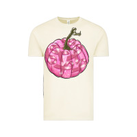 Vintage Arctic pink pumpkin with breast cancer ribbons Vintage Tee - RanaPortraitStore