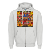 Dove Grey all american girl Zipper Hoodie - Artiststas