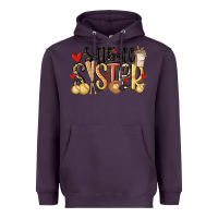 Plum softball sister Heavyweight Hoodie - MaliasSmallBusiness