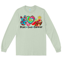 Matcha peace love  summer Long Sleeve Tee - AdoDesignShop
